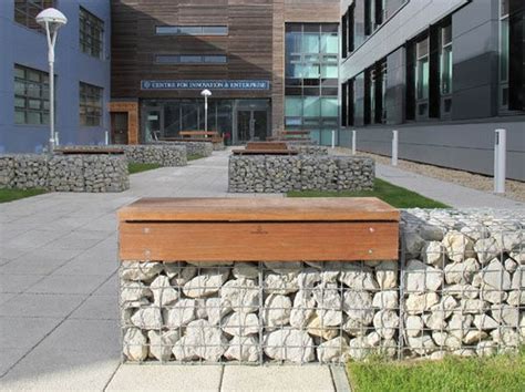 Lapa Gabion Seating Platform | Furnitubes International | ESI External