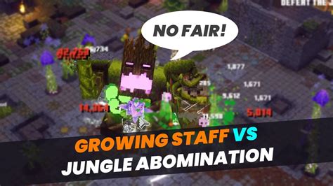 This is the final boss and ending of the new dlc for minecraft dungeons: Growing Staff vs New Level DLC Boss (Jungle Abomination ...