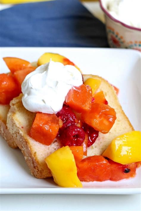 If you liked this video, please hit the like and share button. Pound Cake with Fruit and Whipped Cream - All Things Mamma
