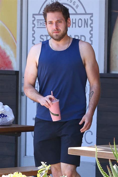 While writing and performing plays in college, he was given his first film role in i heart huckabees (2004). Jonah Hill Shows Off Muscular Arms in New Slimmed-Down Pics