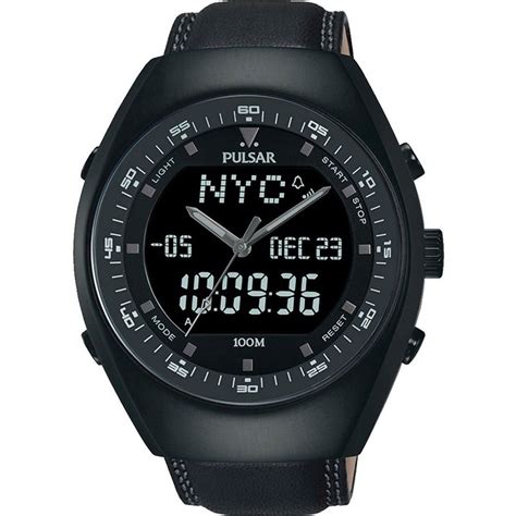 Pulsar burst onto the world watch scene with the first ever led watch. Pulsar Dual Display World Time orologio cronografo da uomo ...