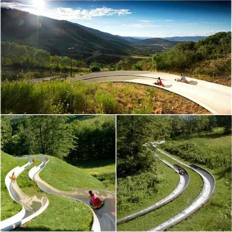 Alpine Slide Park City Ut Park City Mountain Mountain Travel