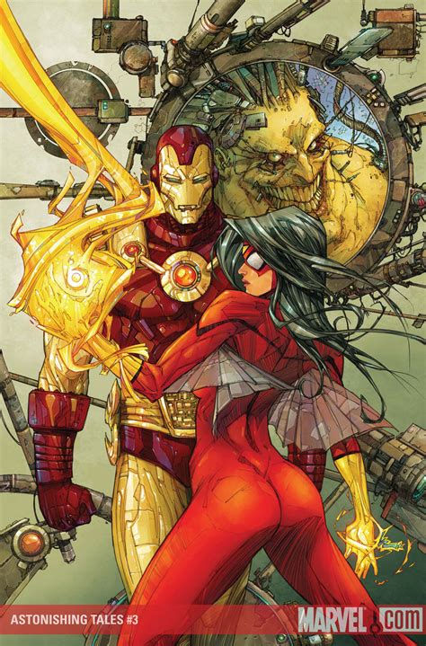 Astonishing Tales 3 Iron Man Spider Woman Comic Art Community Gallery Of Comic Art