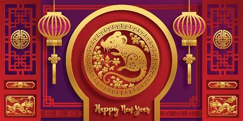 The rat is about financial partnership and property duets. Chinese New Year 2020 Year Of The Rat Paper Rat ...
