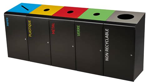 Poubelle de tri sélectif intérieure 120L