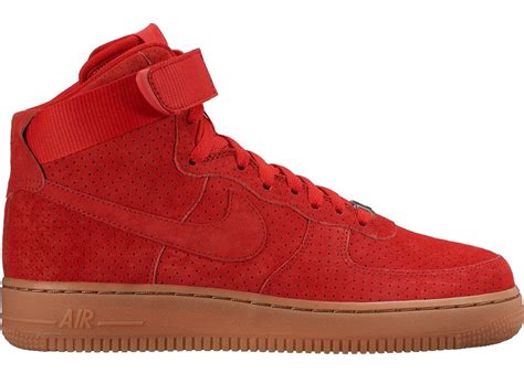 Delivering products from abroad is always free, however, your parcel may be subject to vat, customs duties or other taxes, depending on laws of the country you live in. Nike Air Force 1 High Suede University Red Gum (W ...