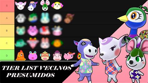 Listado completo y actualizado con todos los vecinos y personajes especiales que acudirán a vuestra isla de animal crossing: TIER LIST VECINOS PRESUMIDOS de Animal Crossing New ...