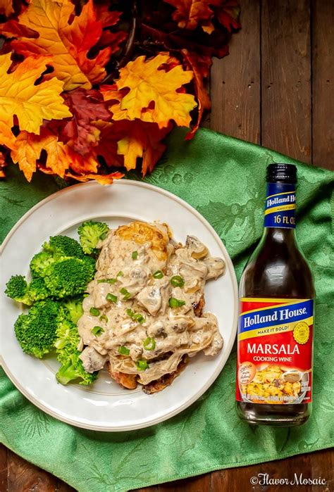 I could not find shiitake mushroom caps so just left them out; Stuffed Chicken Marsala (In a Marsala Cooking Wine Sauce ...