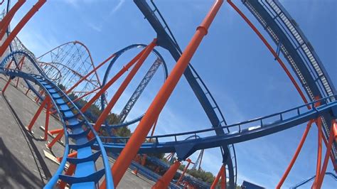Scream On Ride Six Flags Magic Mountain Youtube