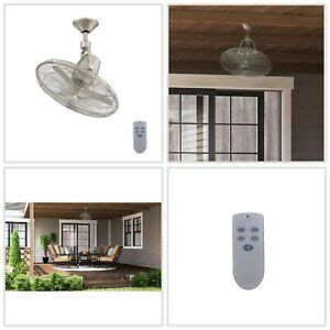 Oscillating fans move the air around and improve air quality and comfort, around the house. Ceiling Fan Oscillating Remote Control Caged Fans Brushed ...