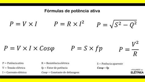 Formula Calcular Potencia Eletrica Printable Templates Free