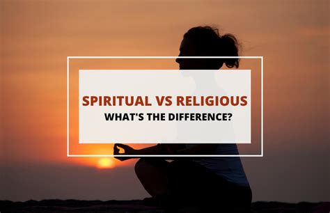 Spiritual Vs Religious Whats The Difference Symbol Sage