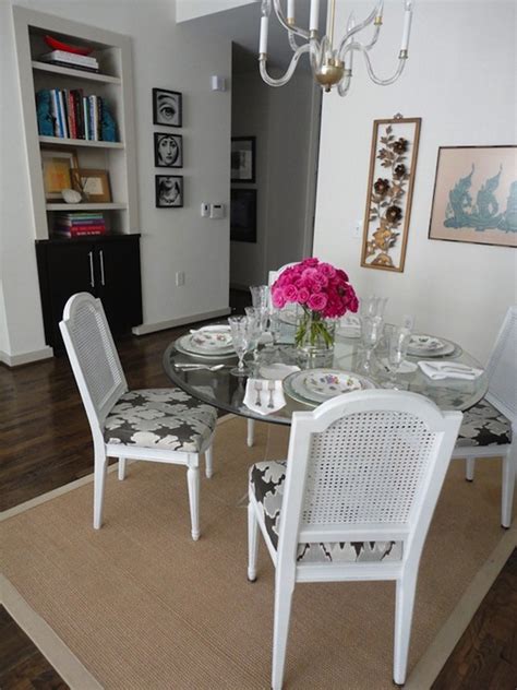 Aged gold leaf specify (agl), bright gold leaf specify (gl). Hollywood Regency - Dining Room