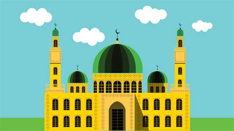 Lukisan masjid kartun cikimm com. Mosque Masjid Islam · Free vector graphic on Pixabay
