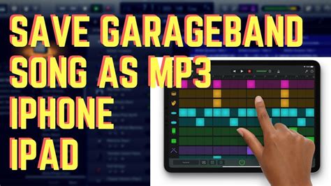 Then, tap on export at the top right. How to Convert a GarageBand File to Mp3 [iPhone and Mac ...