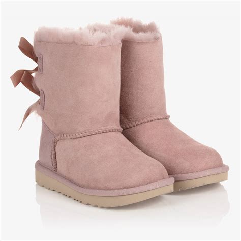 Ugg Girls Pink Suede Boots Childrensalon