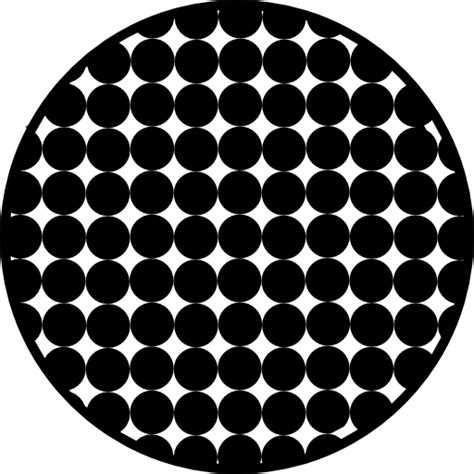 Circle With Dots Pattern Free Shapes Icons