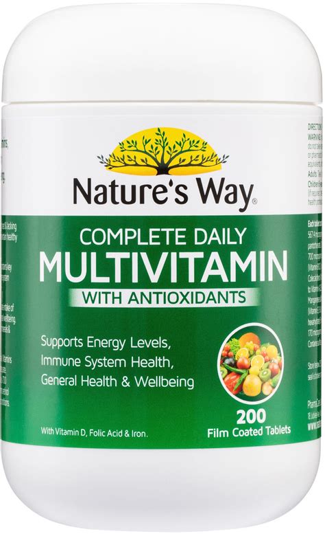 Natures Way Complete Daily Multivitamin With Antioxidants 200 Tablets