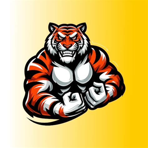 Premium Vector Tiger Mascot Logo Template