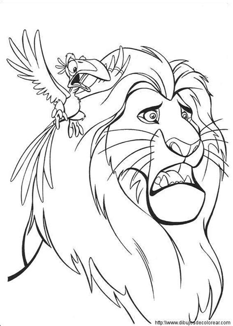 Dibujos para colorear del Rey León | Colorear imágenes