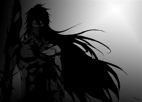 Ichigos Epic Pose Bleach Cool Dark Black And White Ichigo Hd