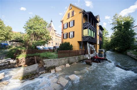 Handy reparatur ᐅ zum shop. Insel der Echaz in Reutlingen: Bewohner des Hauses sollen ...