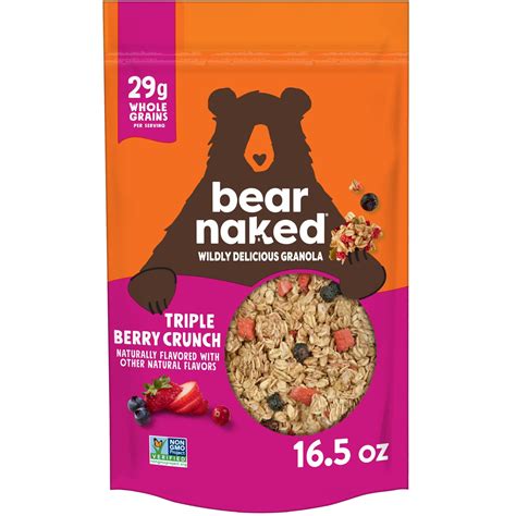 Bear Naked Triple Berry Crunch Granola Cereal Mega Pack Oz Bag