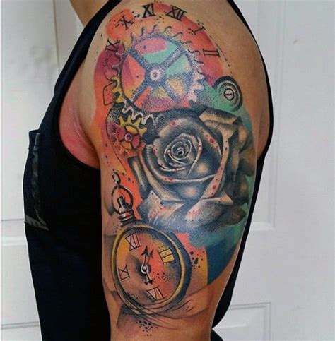 100 Watercolor Tattoo Designs For Men Cool Ink Ideas