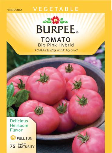 Burpee® Big Pink Hybrid Tomato Seeds Red 8 10 Oz Dillons Food Stores