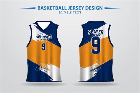 Basketball Jersey Design And Template Graphic By Vector Graph