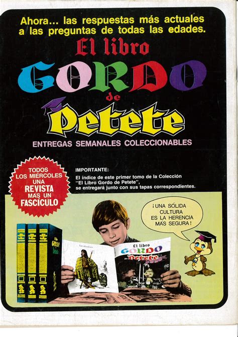 El libro gordo de petete. la maginoteca: Petete anuncia El Libro Gordo