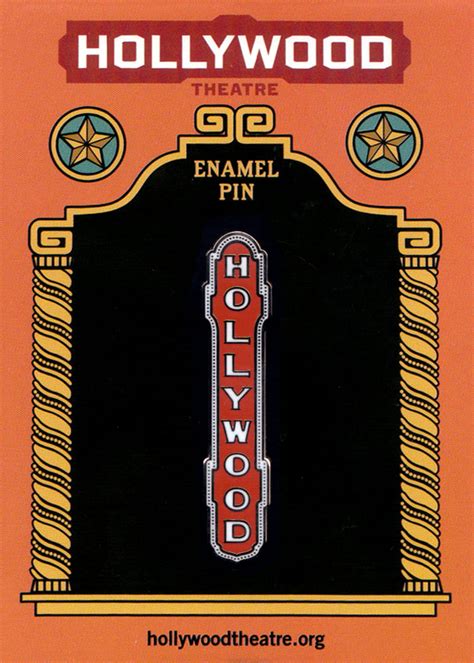 Enamel Pins Hollywood Theatre And Movie Madness