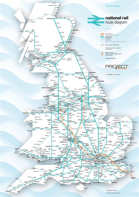 Map Of Train Lines In England Englandrt