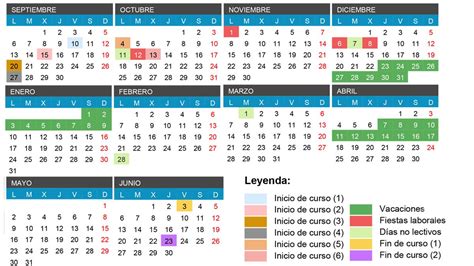 En los próximos días estarán disponibles los formatos gráficos del calendario nota. Calendario escolar 2021 - 2022 en Castilla y León ...