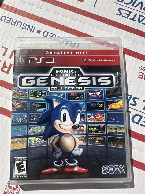 Sonics Ultimate Genesis Collection Ps3 Complete Cib Tested Ebay