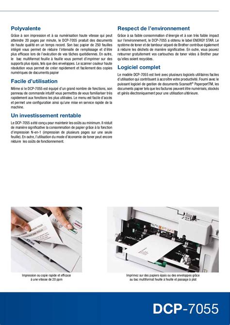 Imprimante multifonctions 3 en 1 technologie d'impression: Télécharger Imprimante Dcp 7055 Compact Monochrome Laser ...