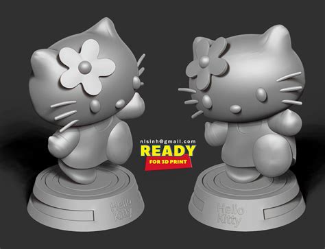 Hello Kitty 3d Print Model By Sinh Nguyen