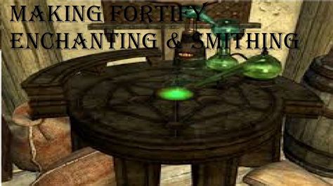 Skyrim How To Make The Fortify Enchanting And Smithing Potions Youtube