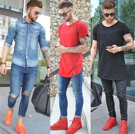 Mens Red Sneakers Sneakers Have Already Been An Element Of The