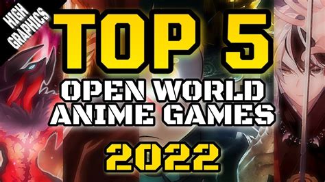 Top 5 Open World Anime Games Android Ios 2022 Anime Youtube