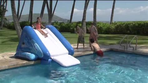 Intex Kool Splash Inflatable Water Slide 58851ep Youtube