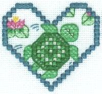 Some good friends of ours recently found out that they are (85% sure they're) having a girl, and we are so excited for them! Free Turtle Cross Stitch Printable Pattern