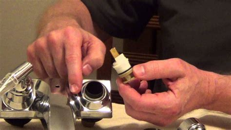 How to perform inlet line screen maintenance. How To Repair A Delta Faucet : 2 Handle Bathroom Faucet ...