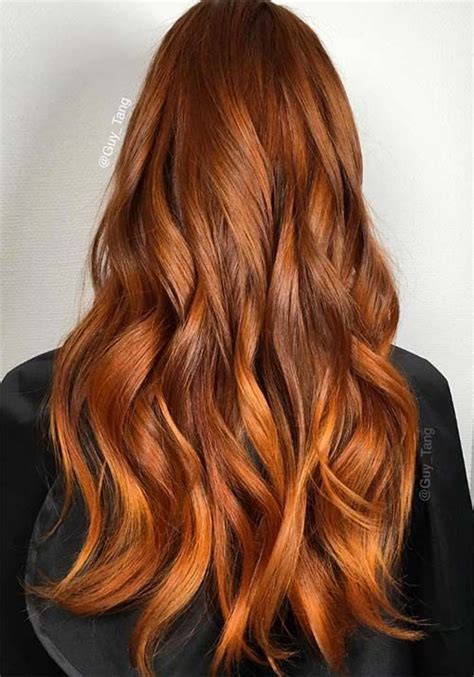 100 Badass Red Hair Colors Auburn Cherry Copper Burgundy Hair Shades Hair Color Orange