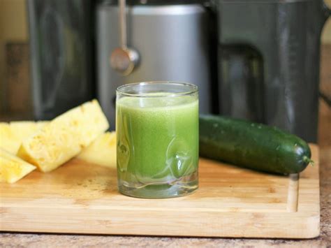 Fresh Pineapple Cucumber Juice Recipe