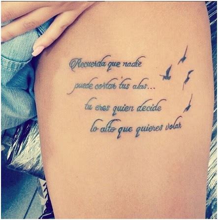 This spanish love quote conveys the spiritual feeling that you carry about someone you adore. 30 Amazing Spanish Tattoos with Meanings, Ideas, and ...