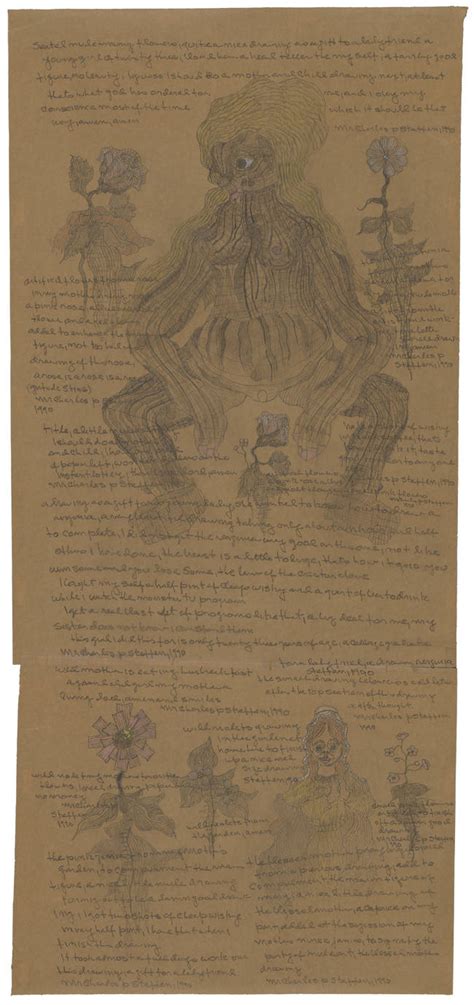 A drawing by a paranoid schizophrenic where he portrayed one of his hallucinations. 17 Provocative Drawings Made by People Living with ...