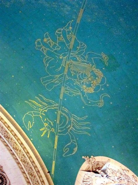 Through its status as a transportation and architectural icon. grand central constellations | Constellations, Art ...
