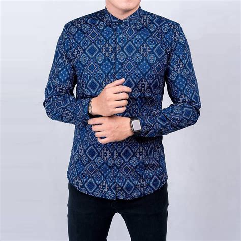 Top angebote für küche & haushalt.kostenlose lieferung möglich Baju Batik Kemeja Batik Lengan Panjang Pria Songket ...