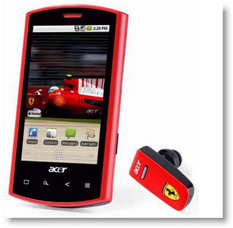 Switch off mobile phone by removing battery when your mobile phone freezes. Troy D`Rozario: Acer Liquid E Ferrari Smartphone - Red Hot Device